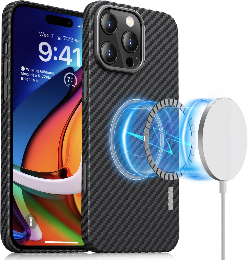 memumi Military Grade iPhone 16 Pro Carbon Shield