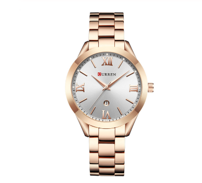 CURREN 9007 Women's Waterproof Quartz Watch with Calendar