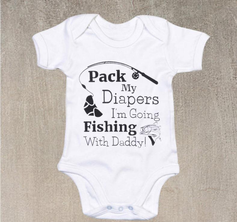 Baby & Toddler Alphabet Print Romper Outfit