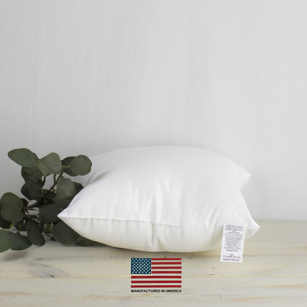 7x7 | Indoor Outdoor Hypoallergenic Polyester Pillow Insert | Quality