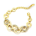 Three-Piece Golden Jewelry Set