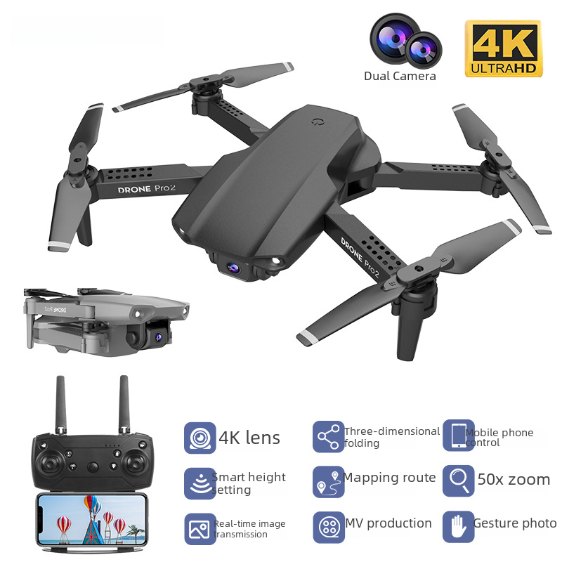 e99pro2 Foldable Drone with HD Dual Cameras