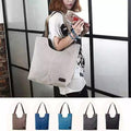 Color: Bisque - NATURA Cotton Canvas Tote By Journey Collection