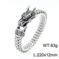 Vintage Stainless Steel Animal Series Jewelry Bracelet