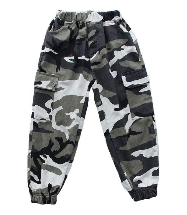 Color: Trousers, Size: 160cm - Children's hip-hop dance set