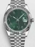 Color: Brown - classic automatic woman watch 36mm/41mm Stainless Watches Male Clock Green face wristwatch 241