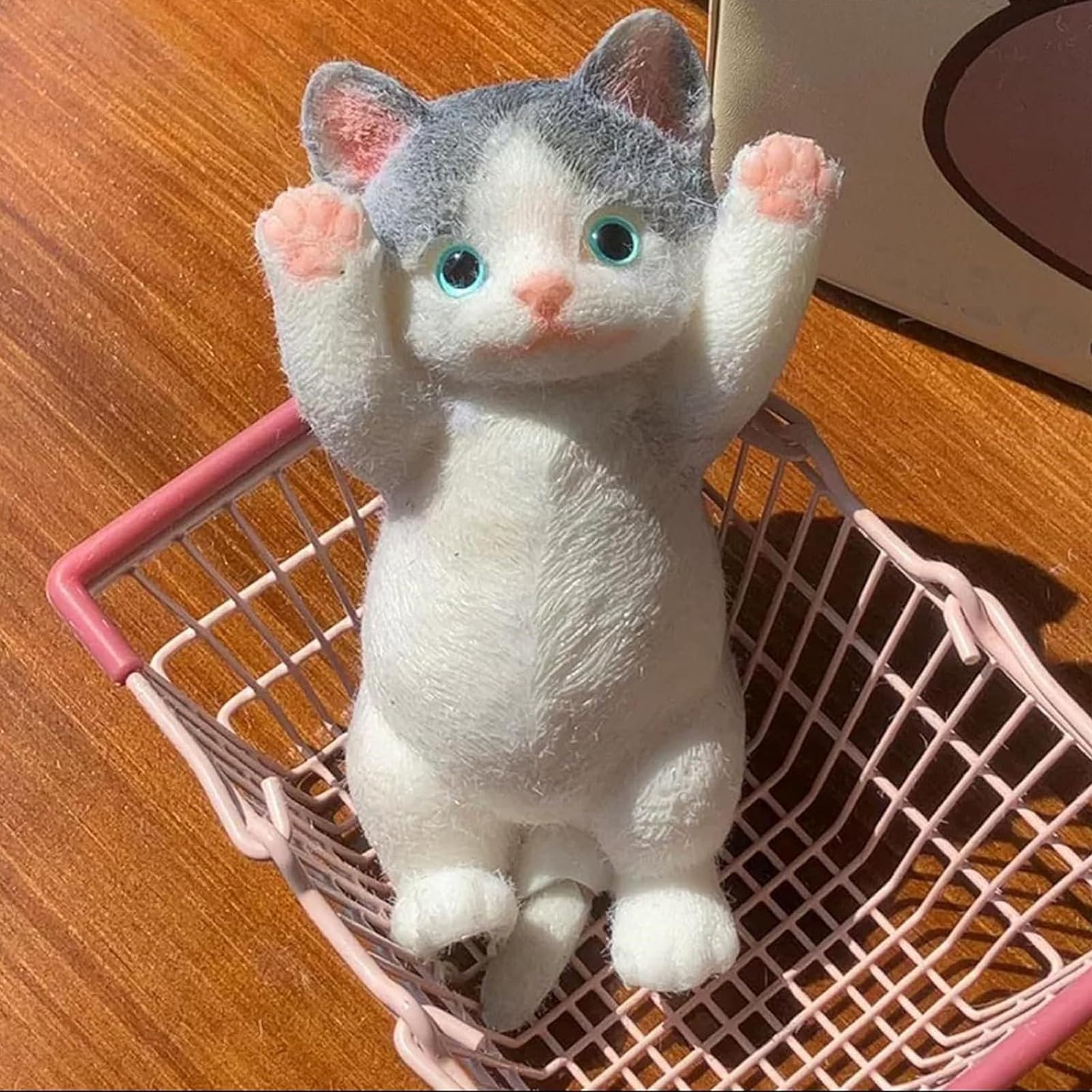 Cute Cat DIY Squeeze Toy Cat Squeeze Toys Cat Squishies Stress Ball Cute Cat Taba Squishy Toy Cat Squishy 8 Inch Cat Squeeze Toys Cute Kawaii Squishies Simulation Cats Doll Toys Cute Kitty Toys
