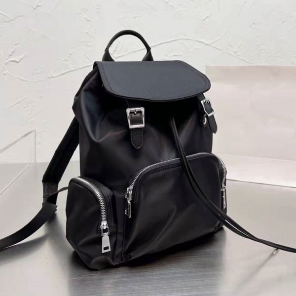Color: Black - 2024 Nylon Backpacks designer bag backpack woman shoulder bags back packs fashion Bookbag for Women Men TOP