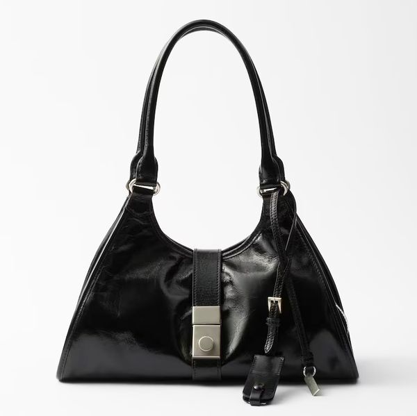 Color: #2 - Adult: yes - 2025 Soft Sound Designer Bag Leather Tote Bag Shoulder Bag Women Fashion Latch Handbags Metal Hardware Summer New Style