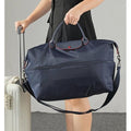 Color: Sky Blue - Duffel Bags Travel Bag Expanded Large Capacity Outdoor One Shoulder Crossbody Portable Men Women Nylon Waterproof Cowhide