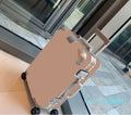 Color: Silver - 9a suitcase Joint development designer Fashion bag Boarding box large capacity travel leisure holiday trolley case aluminum magnesium alloy