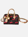 Color: 25cm - 10A luxury totes designer pink denim bag handbags high quality shoulder nano 25cm 30cm bag women mini bag purse crossbody cherry bags designer women bag