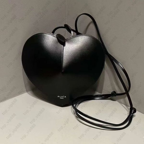 Color: Red - 2026 top genuine leather luxury bag winter fashion suede handbag designer tote bag alaiabags Correct letters Heart gift mini purse banquet star ff6