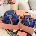 Color: #20 - Backpack Designer Bag Gold Letter Hardware Women's Backpack New Casual Canvas Backpack High Quality Fashion Bag