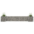 H-Shaped Gabion Planter Steel Wire 102.4"x15.7"x15.7