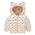 Color: Beige brown, Size: 110cm - Children's cotton clothes