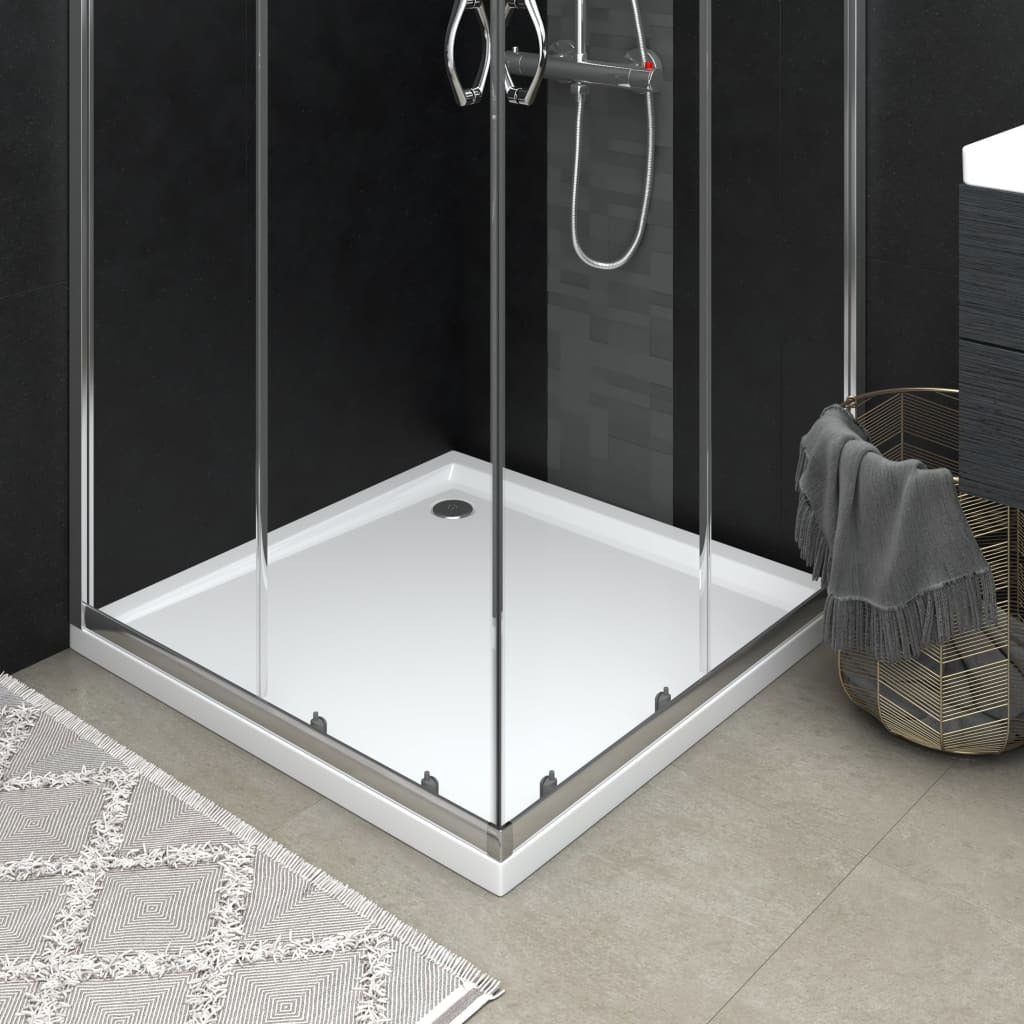 Square ABS Shower Base Tray White 31.5"x31.5