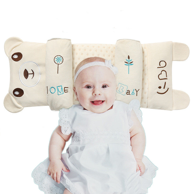 Color: Big cute bear - Baby Styling Pillow Anti-eccentric Head Pillow