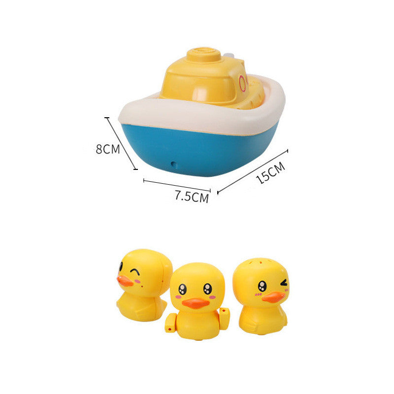 style: B - Baby Plastic Bathroom Toy Sprinkler Accessories Electric Duck Shower Ball For Bathtub