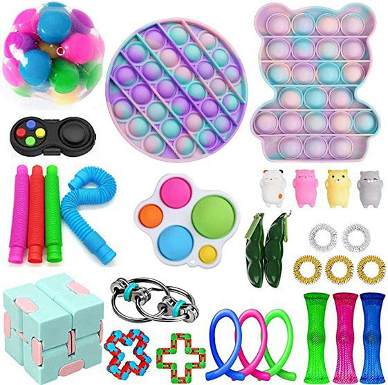 style: H - Vent Ice Cream Edamame Finger Massage Pressing Board Toy