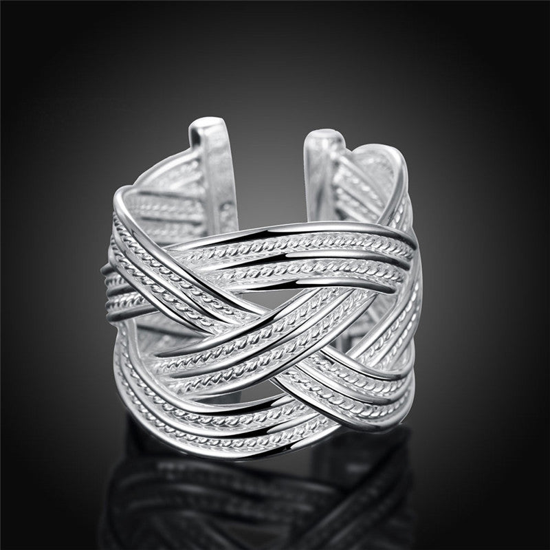 Geometric Open Ring - Wholesale Women's Jewelry
