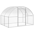 Outdoor Chicken Coop 9.8'x6.6'x6.6'Galvanized Steel
