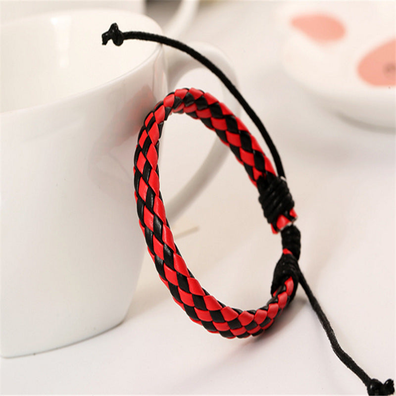 Korean PU Braided Bracelet Jewelry