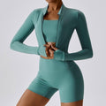 A1. Outdoor Sports Skinny Yoga Clothes Suit Nude Feel Women (Leggings)