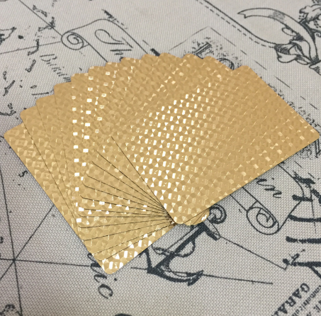 Waterproof Gold Playing Cards Set