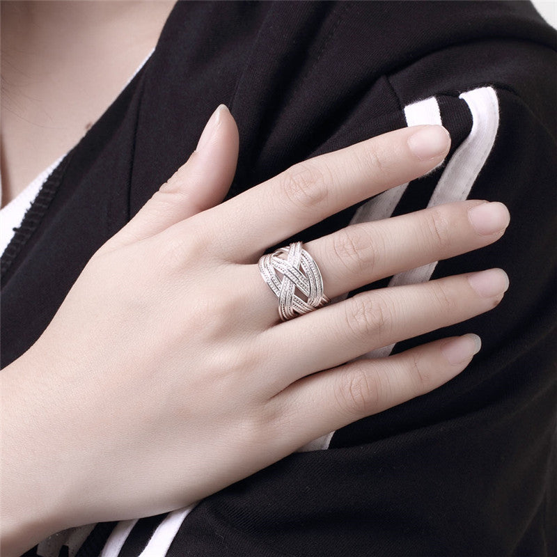 Geometric Open Ring - Wholesale Women's Jewelry