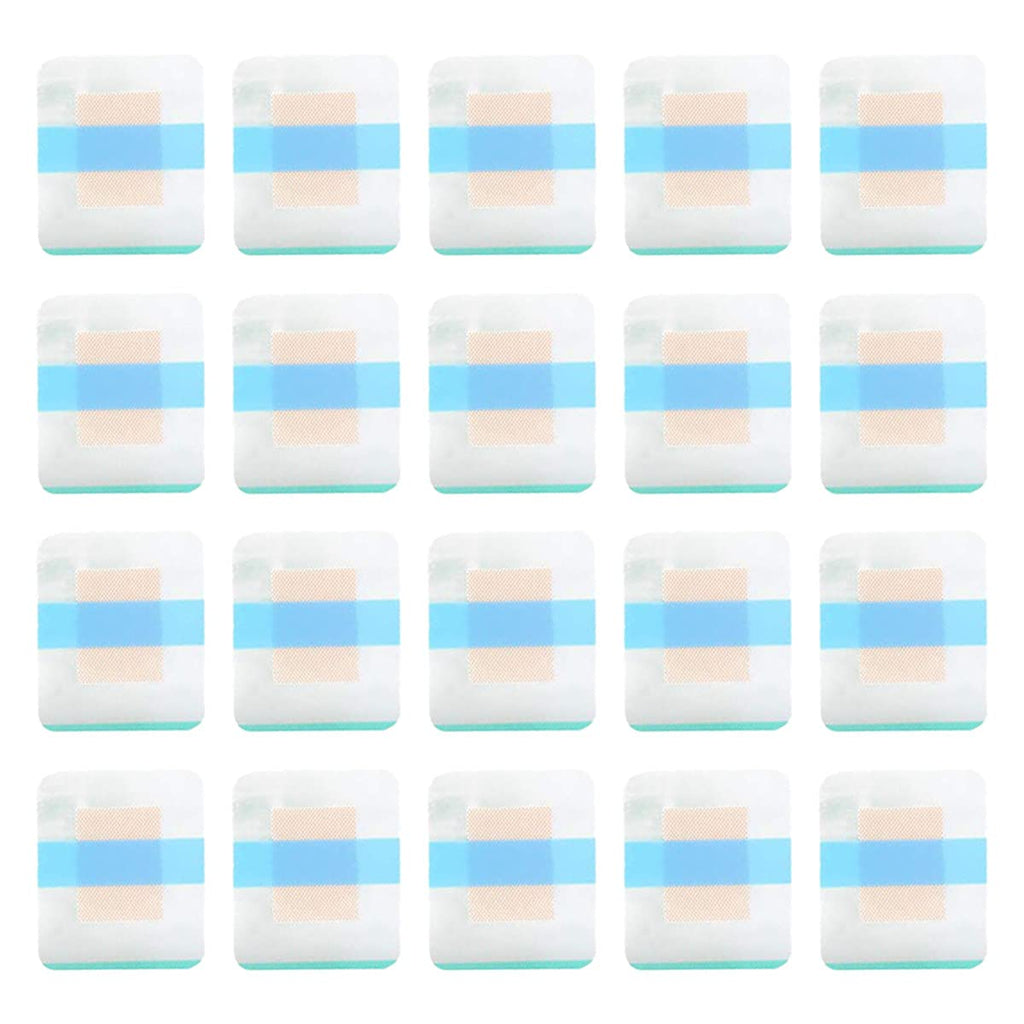20 Pcs Baby Toddler Newborn Navel Sticker Umbilical Cord Patch Waterproof Swimming Adhesive Tape Belly Band Protector Disposable Abdomen Sticker for Bathing