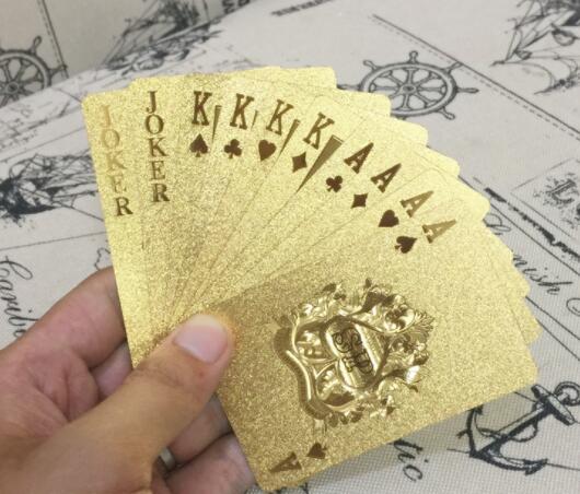 Waterproof Gold Playing Cards Set