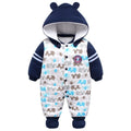 Color: 14 stytle, Size: 6m - The baby thickens the onesie