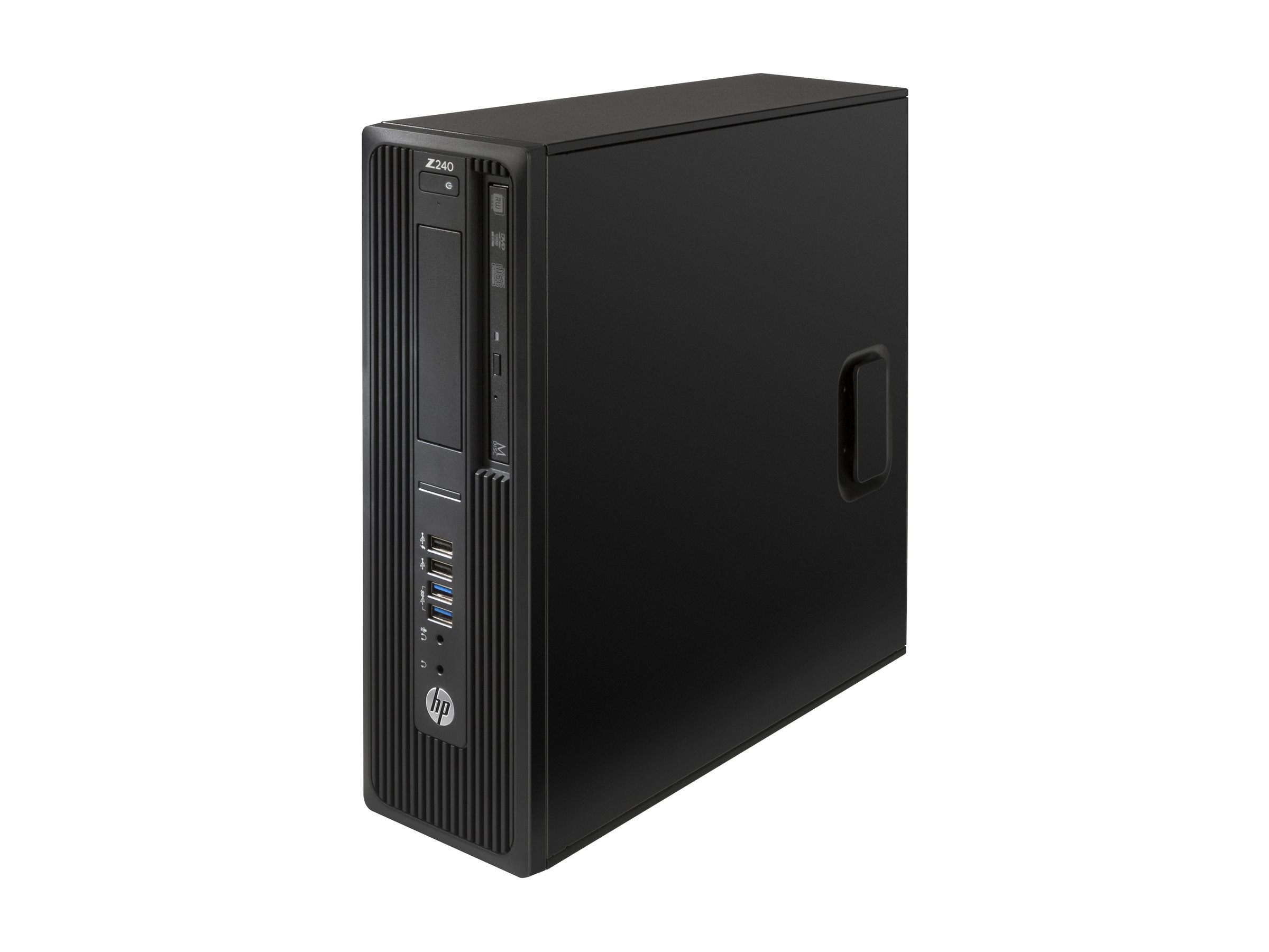 HP Z240 Workstation SFF Desktop PC Intel Core i5-6500 Upto 3.60GHz 16GB RAM 1TB SSD AMD Radeon HD 8570 1GB 4K DisplayPort HDMI DVI AC Wi-Fi Bluetooth - Windows 10 Pro (Renewed)