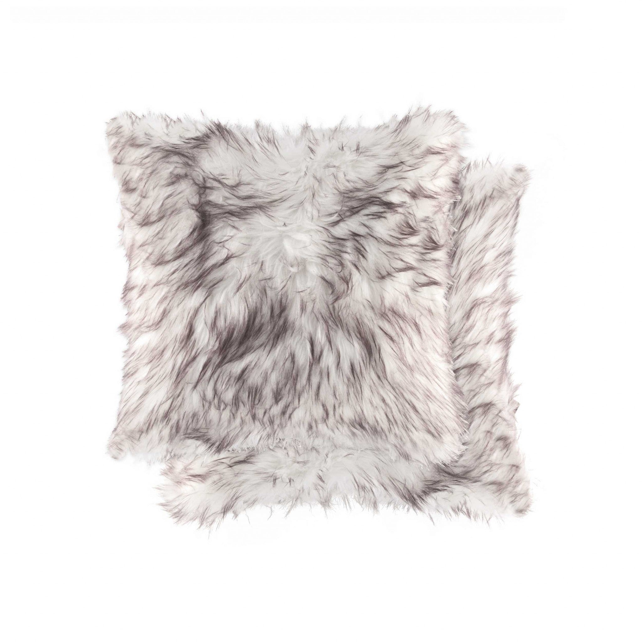 18inches x 18inches x 5inches Gradient Chocolate Faux  Pillow 2 Pack
