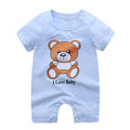 Color: LT17 style, Size: 73CM - Children's Short-Sleeved Baby Romper Jumpsuit Romper