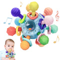 Accevo Baby Teething Toys Silicone Baby Teether Toys for 6-12 Months Chew Toys for Sucking Needs Baby Teether for Soothing Sore Gum Montessori Toys for Babies for Newborn