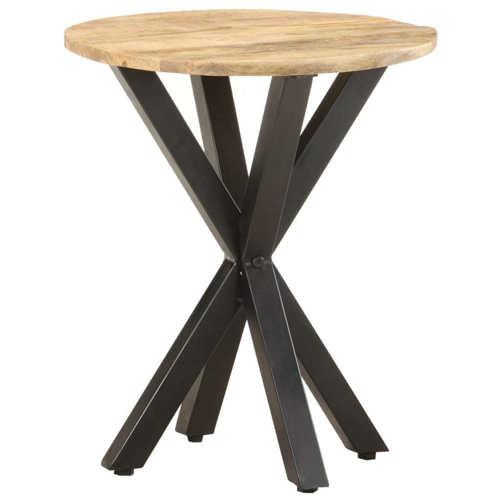 Side Table 18.9"x18.9"x22" Solid Mango Wood