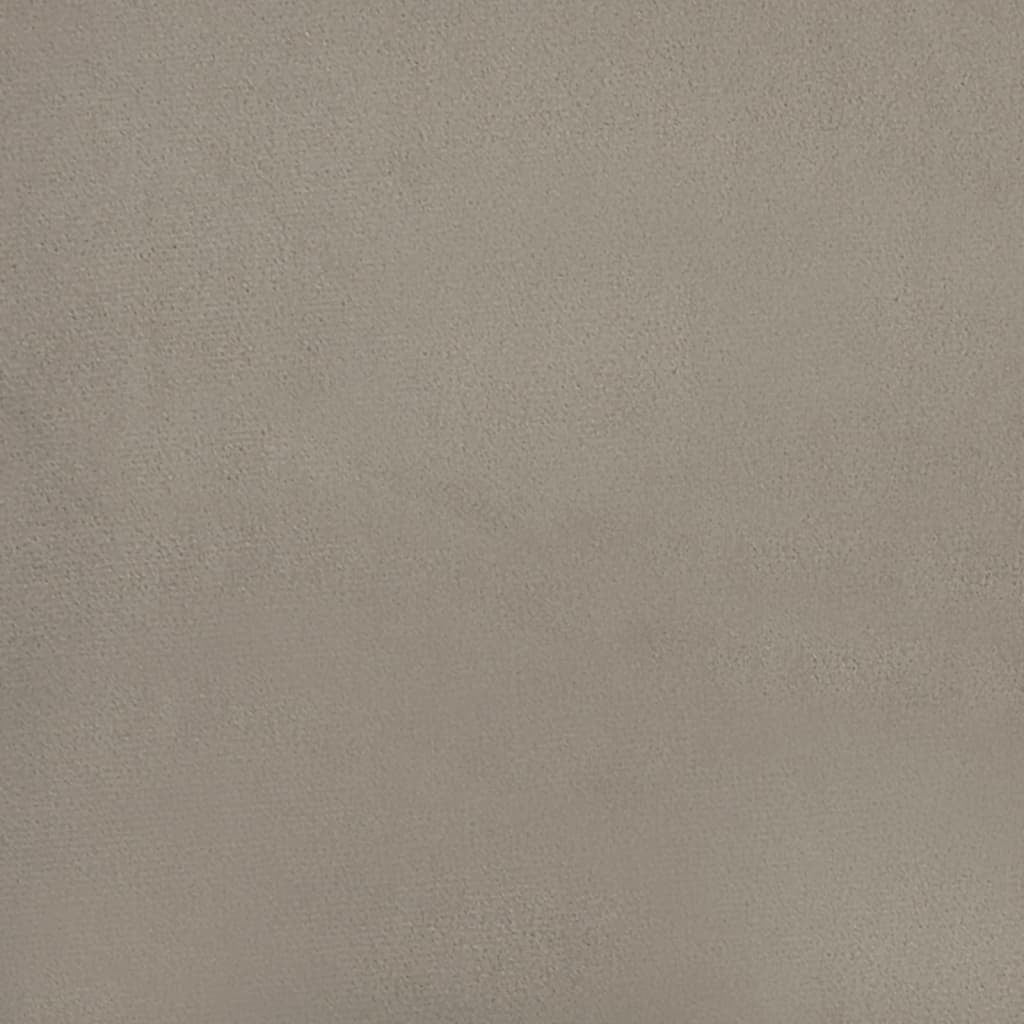 Relaxing Chair Light Gray Velvet