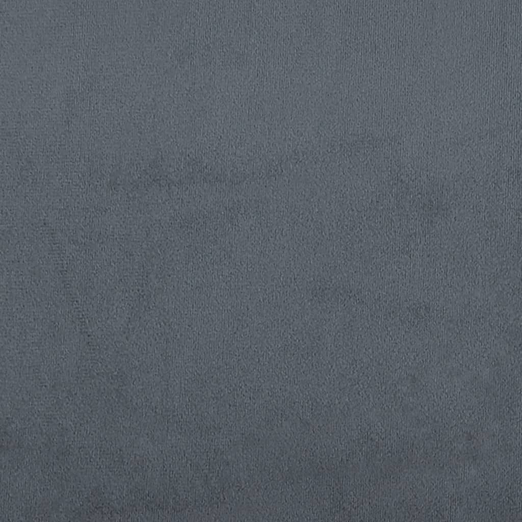 Headboard Cushion Dark Gray 39.4" Velvet