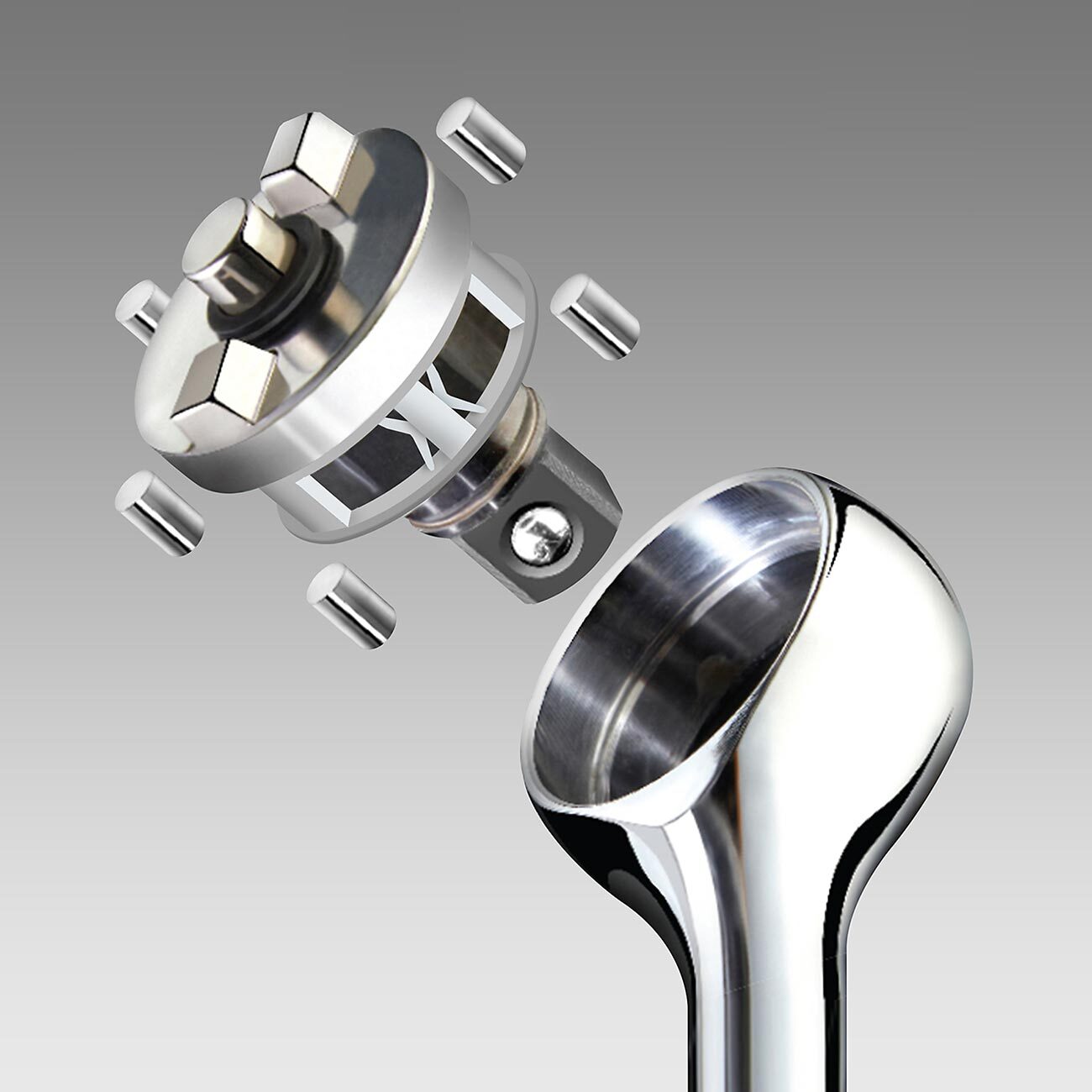 Zero Degree Ultra-Precise Gearless Ratchet 1/4" Drive