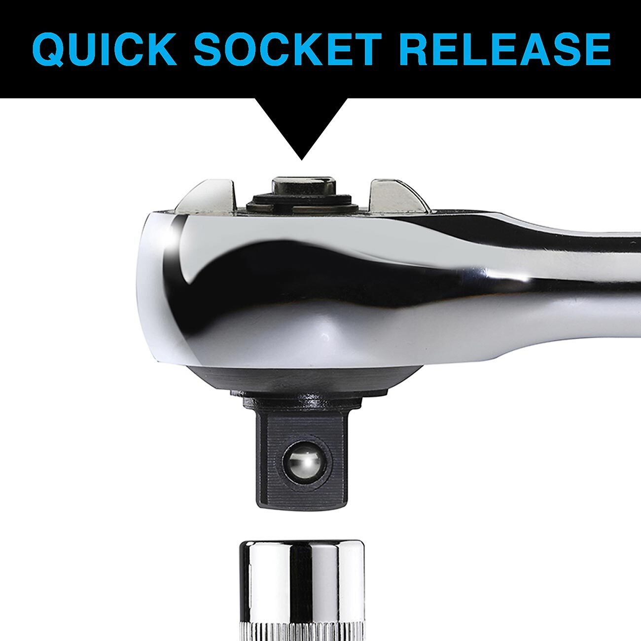 Zero Degree Ultra-Precise Gearless Ratchet 1/4" Drive