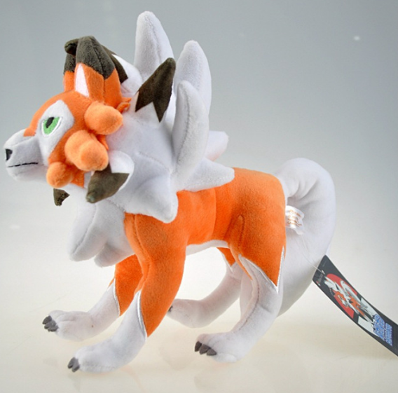 Soft Lycanroc Dusk Toy - Premium Pokémon Plush