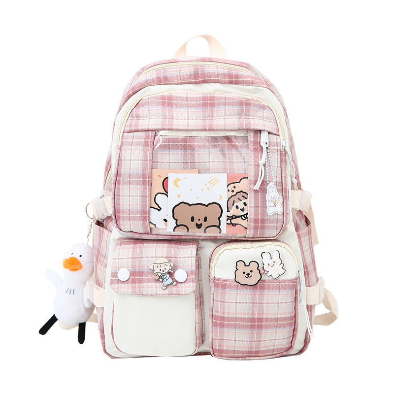 Stylish Ins Backpacks for High School and College Students