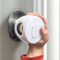 Door Knob Safety Cover for Kids Child Proof Door Knob Covers Baby Safety Door knob Handle Cover Lockable Design (4 Pack)