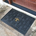 New Orleans Saints Door Mat 19x30 Medallion