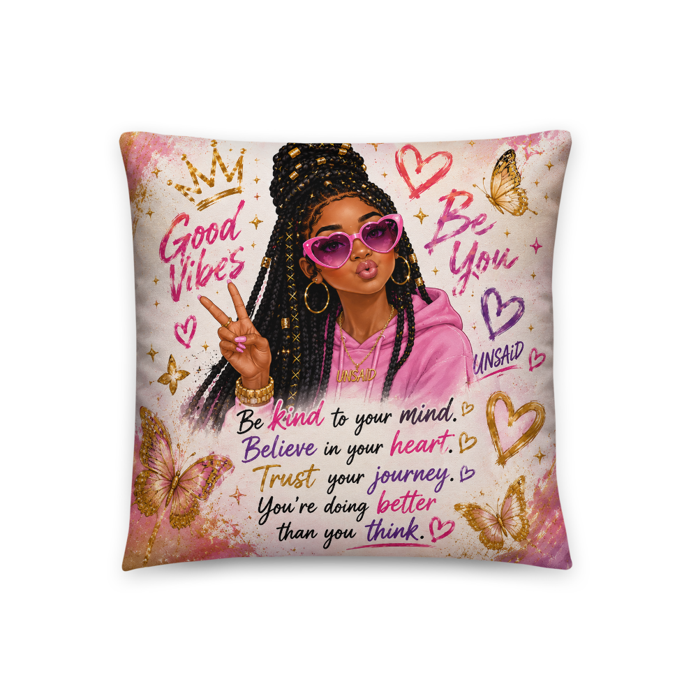 Vivid Print Comfort Pillow