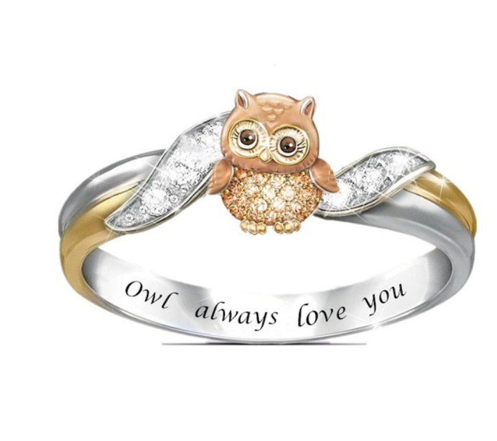 Owl Ring - Animal Jewelry Accessory