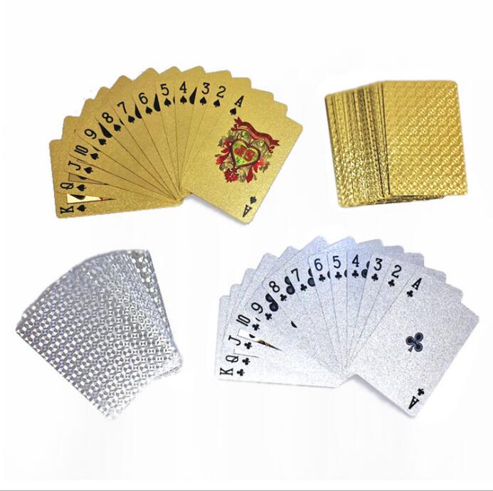 Waterproof Gold Playing Cards Set