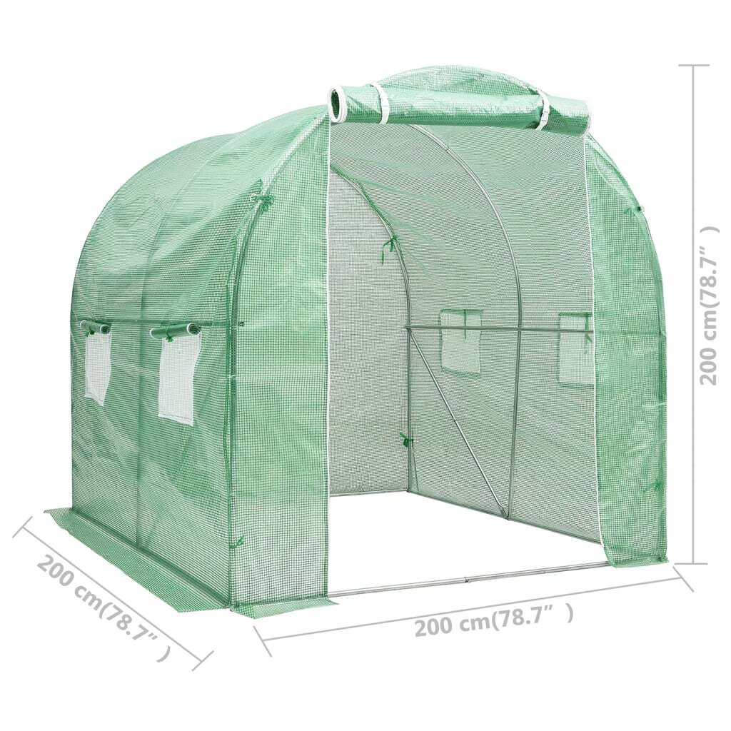 Greenhouse 43.1 ft 6.6'x6.6'x6.6'